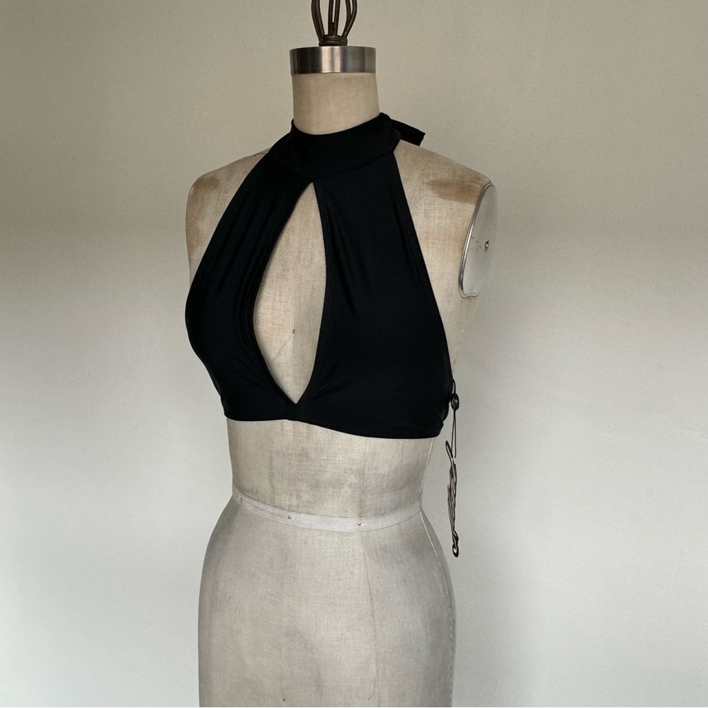 Black Motel Swim Bikini Top